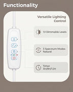 Bamworld Grow Lights for Indoor Plants, Full Spectrum Plant Lights - Image 6