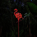 Garden Decor Solar Lights Flamingo Lawn Light, for Yard Outdoor Decorations Ground Inserted Outdoor Waterproof Garden Lamp LED,Patio, Courtyard, Gifts for Mom Grandma (Colorful Light) - Image 4
