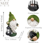 TERESA'S COLLECTIONS Gnome Garden Decor, Resin Decoration with Solar Lights - Image 2