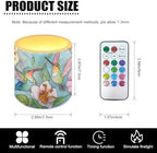 Hummingbird LED Flameless Candles with Realistic Dancing Flame Waterproof Outdoor Battery Operated with Timer & Remote (4 Pack) - Elegant Decor for Weddings, Dinner Party - Image 7