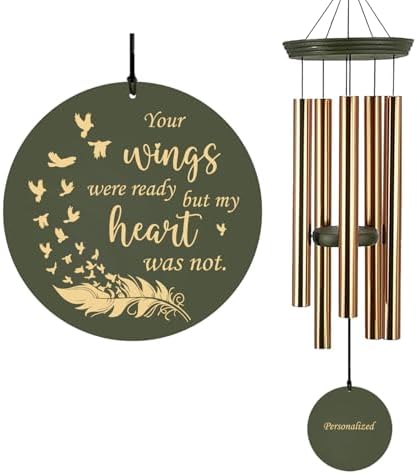 Personalized Memorial Wind Chimes for Loss of Loved Ones by ExtrabilyOfficial