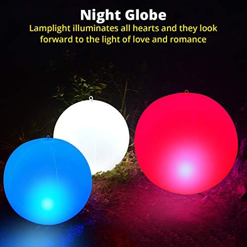 ALTZ Floating Pool Lights Solar Powered 15", Poll Lights to Turn Your Pool into a Wonderland-Beautiful Bright Colors, Pool Balls Lights, Color-Cycle- Watreproof-Led Pool Lights (Pack of 2) - Image 5