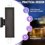 rosykite Outdoor Wall Lights with Photocell Sensor, Exterior Sconce - Image 4