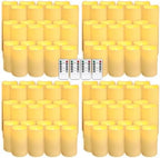fclayvts 96-Pack LED Flameless Candles with Remote Control - Perfect for Parties, and Special Occasions(Three Sizes) - Image 2