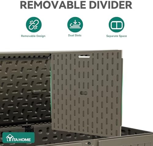 YITAHOME 220 Gallon Extra Large Deck Box - Image 5