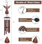Mom Memorial Wind Chimes, 36" Angel Sympathy Gifts for Loss of Mother - Image 5