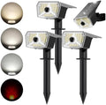 TECKNET Solar Lights Outdoor Waterproof,Solar Spot Lights,108 LED,4 Pack by Tecknet