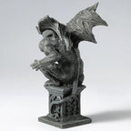 Veronese Design 7 1/2 Winged Gargoyle Kneeling on One Knee Gothic Statue Home Decor Halloween Horror Collectible - Image 2