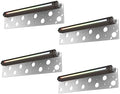 12 Inch LED Color Changing Hardscape Lighting, 2700K-5000K Selectable, 12-24V 7W 280LM Retaining Wall Lights, IP65 Waterproof Low Voltage Landscape Paver Lights, ETL Listed, 4PK by RUNBISON