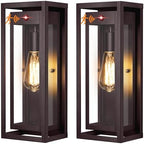 15" Motion Sensor Outdoor Wall Lights, Outdoor Sconces, 2 Pack by Slypadan