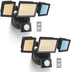 ALUSSO Motion Sensor Outdoor Lights with Remote 40W 4000LM Flood Light 120V by ALUSSO