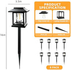 Solar Pathway Lights 8-Pack for Yard Walkways (8) - Image 2