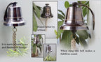 5" Solid Brass Bell Quality Marine Wall Mounted Ship Bronze Finished Hanging Bell Perfect for Dinner, Indoor, Outdoor, School, Bar, Reception, Last Order & Church By The Metal Magician - Image 4