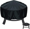 Round Fire Pit Cover for Member's Mark Tabletop Fire Bowl, Compatible con Best Choice Products, Cubierta Redonda de Tela Oxford 420D con Cordón Ajustable para Patio y Jardín,B 96 * 50cm by Unknown