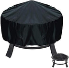 Round Fire Pit Cover for Member's Mark Tabletop Fire Bowl, Compatible con Best Choice Products, Cubierta Redonda de Tela Oxford 420D con Cordón Ajustable para Patio y Jardín,B 96 * 50cm by Unknown