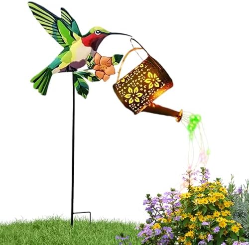 Watering Can Solar Light Outdoor Solar Powered Lighting by Unknown
