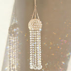Crystal Suncatcher for Window Hanging,Wind Chime Style Long Pendant Sun Catcher with Color Crystals,Rainbow Maker for Outdoor,Garden,Patio Decoration,Nice Gift for Mom Neighbor Unisex (2pcs) - Image 6