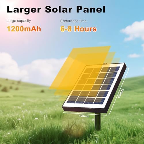 MIHEAL Solar LED Strip Lights, 50FT RGB Color Changing, IP67 Waterproof - Image 4