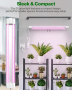 Sunco 6 Pack 2FT LED Grow Light, Full Spectrum, 20W - Image 2