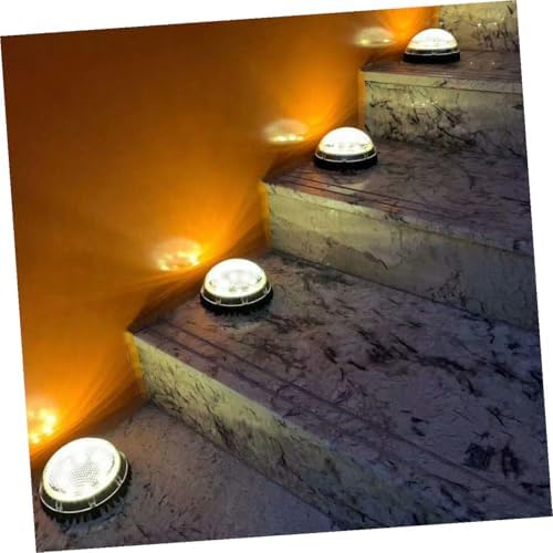 Ciieeo 4 Pack Solar Ground Lamp LED Outdoor Disc Lights for Garden - Image 5