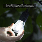 60ft Cool White LED Outdoor String Lights, Waterproof Festoon Light, 20 x Hanging Sockets with Shatterproof Light Bulbs for Backyard Garden Patio Pergola Gazebo Bistro Christmas Tree Wedding Party - Image 3