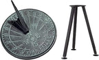 Time Flies Number Sundial with Stand Cast Brass Verdigris Finish Garden Gift by Unknown