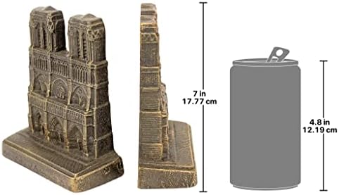 Design Toscano SP1387 Notre Dame of Paris Sculptural Bookends,bronze - Image 4