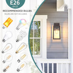 MAXvolador Outdoor Wall Light Fixture, Exterior Waterproof Wall Lantern - Image 4