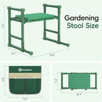 Housolution Garden Kneeler and Seat with Anti-Tipping Extendable Legs - Image 2
