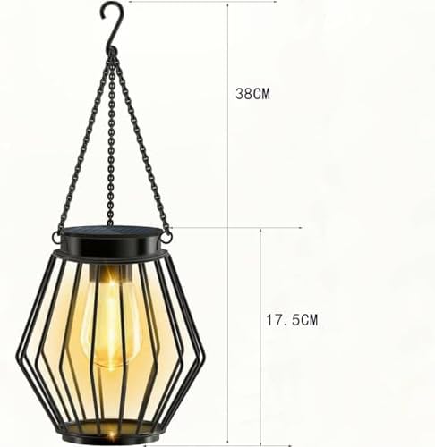 Solar Decorative Hanging Lights, Outdoor, for Garden, Balcony, Bedroom, and Courtyard - Image 2