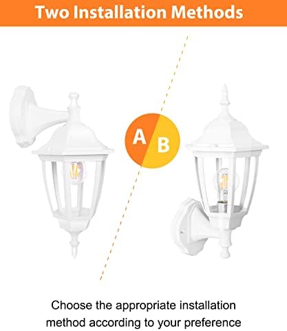 FUDESY Outdoor Wall Lantern, Exterior Waterproof Wall Sconce Light Fixture - Image 4