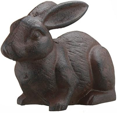 Full Bodied Cast Iron Rabbit Garden Figure by INsideOUT - Image 2