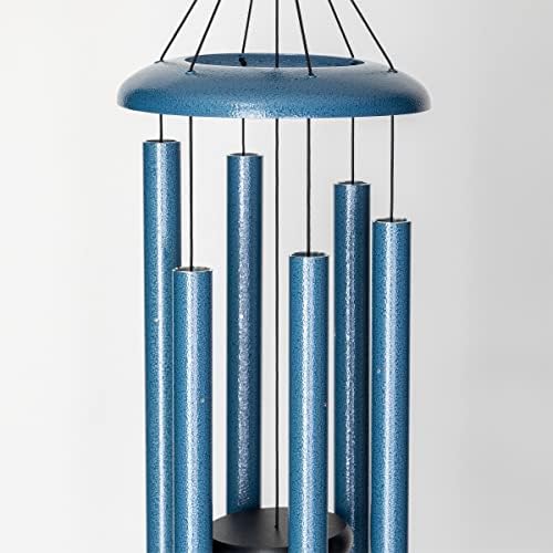 Corinthian Bells by Wind River - 36 inch Sky Blue Wind Chime for Patio, Backyard, Garden, and Outdoor Decor (Aluminum Chime) Made in The USA - Image 3