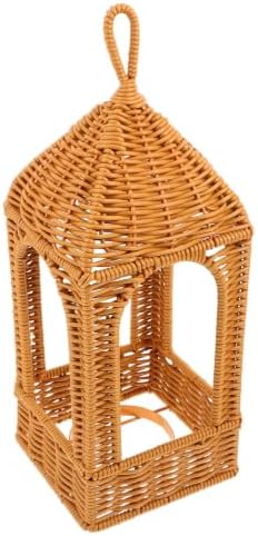 Handwoven Rattan Lantern Lampshade for Pendant Lights and Sconces by Unknown