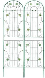 Garden Trellis for Climbing Plants Outdoor, 2-Pack 86" Metal Rustproof by Unknown