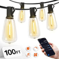 addlon 100FT Outdoor String Lights ST38 LED with APP Control Waterproof by addlon