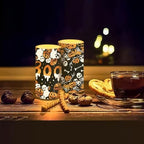 Flameless Candles with Remote and Timers Battery Operated Candles Halloween Day LED Pillar Candles for Home Party Decorations, Ghost Boo Skeleton Print - Image 7