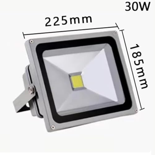 Landscape Light - Floodlights, Adjustable 220V RGB Color-Changing Spotlight, IP67 Outdoor Waterproof LED Landscape Tree Spotlights, for Green Illumination of Trees(White,20w) - Image 2