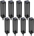 Solar Floor Lamps, Modern Landscape Lights for Garden and Driveway, 8-Pack by GardenStylebyLapsnail