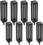 Solar Floor Lamps, Modern Landscape Lights for Garden and Driveway, 8-Pack by GardenStylebyLapsnail