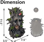 Tree Face Sculpture, Funny Old Man Tree Hugger Statue with Bird Feeder, 8" Tall Resin Yard Art for Garden & Patio, Whimsical Outdoor Decor, Unique Gift for Tree Lovers - Image 3