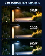 Vosaro Solar Pathway Lights Outdoor 6 Pack, 3 Color Temperatures, IP65 - Image 4