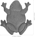 Toyvian Cast Iron Frog Stepping Stone, Garden Pathway Sculpture - Image 7