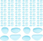 300pcs in Dark Pebbles Xmas for Fish Tank Blue Resin Glow by KONTONTY