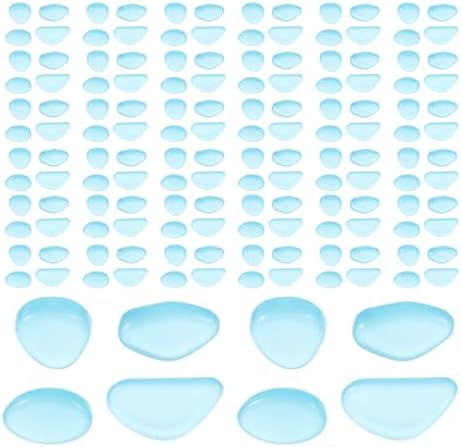 300pcs in Dark Pebbles Xmas for Fish Tank Blue Resin Glow by KONTONTY