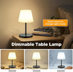 2 Pack Shower Lamp Waterproof, 6000mAh & 3 Color Temps and Stepless Dimming - Image 2