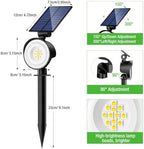 nipify Solar Spot Lights Outdoor Waterproof, 3 CCT Landscape Spotlights - Image 5