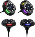 Solar Ground Lights, Solar Lights Outdoor Disk Underground Lamp,for Patio Pathway Lawn Yard by Unknown