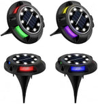 Solar Ground Lights, Solar Lights Outdoor Disk Underground Lamp,for Patio Pathway Lawn Yard by Unknown