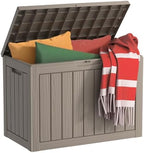 EasyUp 45 Gallon Waterproof Outdoor Storage Box UV Resistant Deck Box by EASYUP